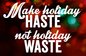 Our Top Ten No-Waste Holiday Tips – 2015 Edition